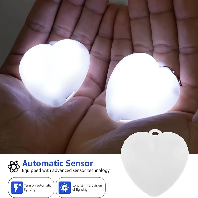 Girls Heart Backpack with Integrated LED Light