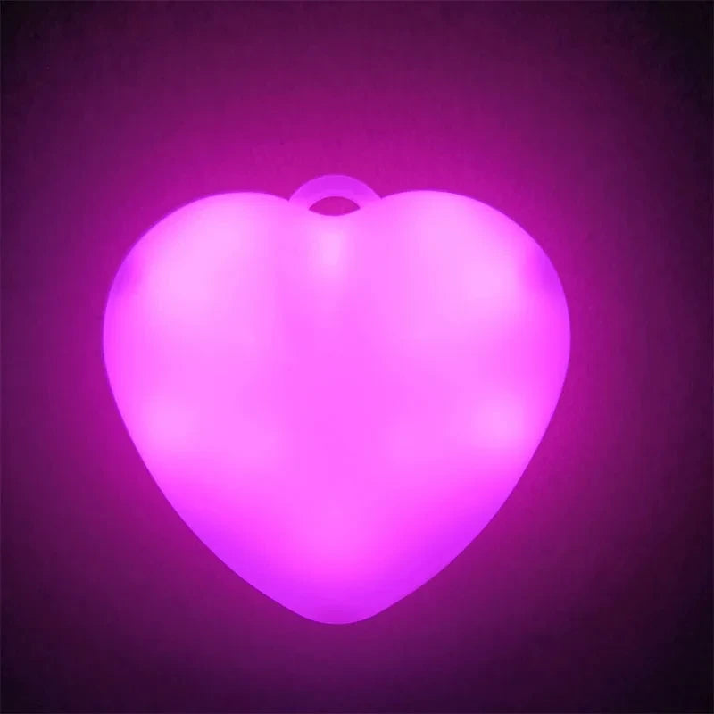 Girls Heart Backpack with Integrated LED Light