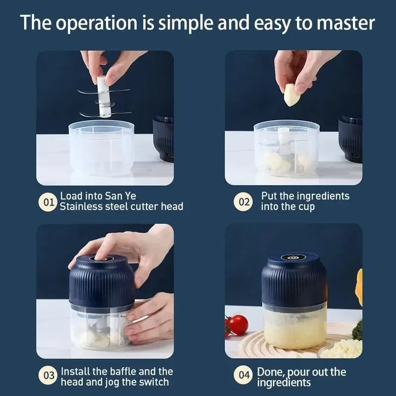 Portable Electric Vegetable Chopper